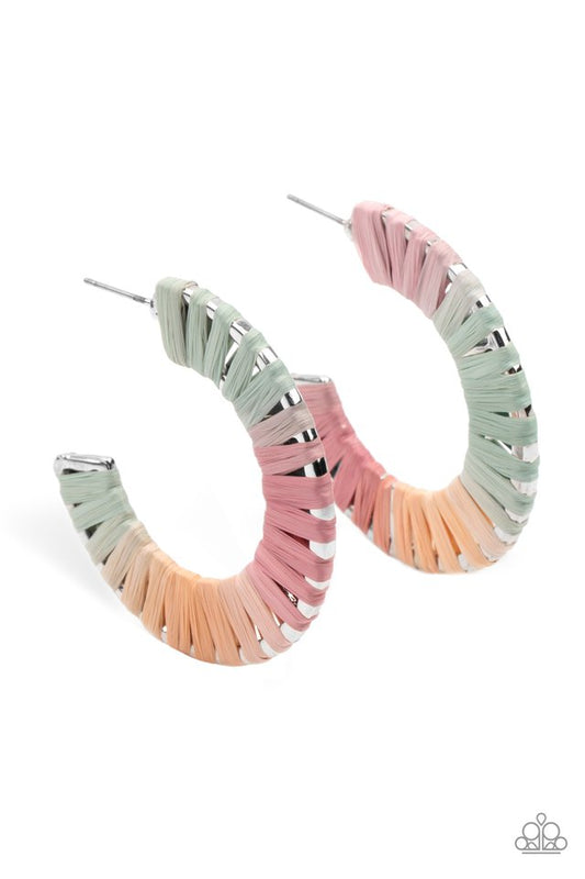 A Chance of RAINBOWS - Multi - Paparazzi Earring Image
