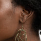 Artisan Relic - Brass - Paparazzi Earring Image