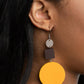 Modern Materials - Yellow - Paparazzi Earring Image
