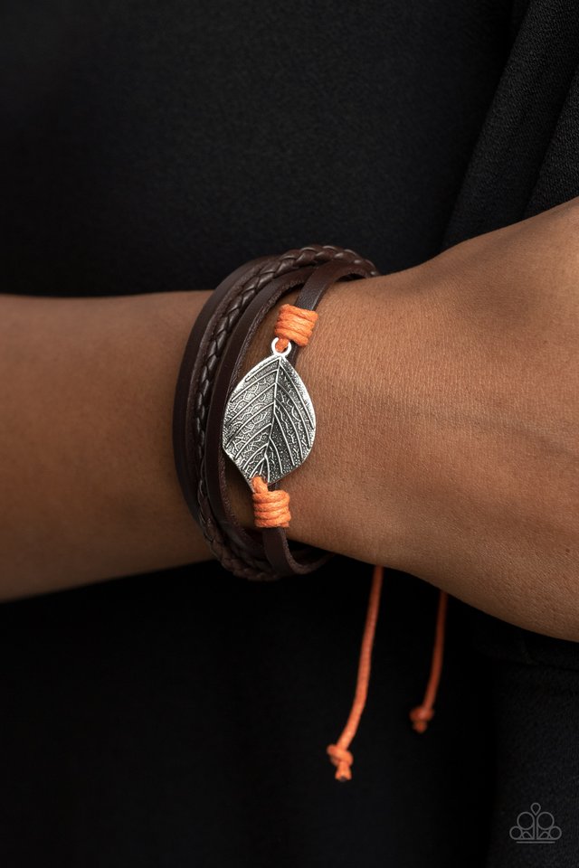 FROND and Center - Orange - Paparazzi Bracelet Image