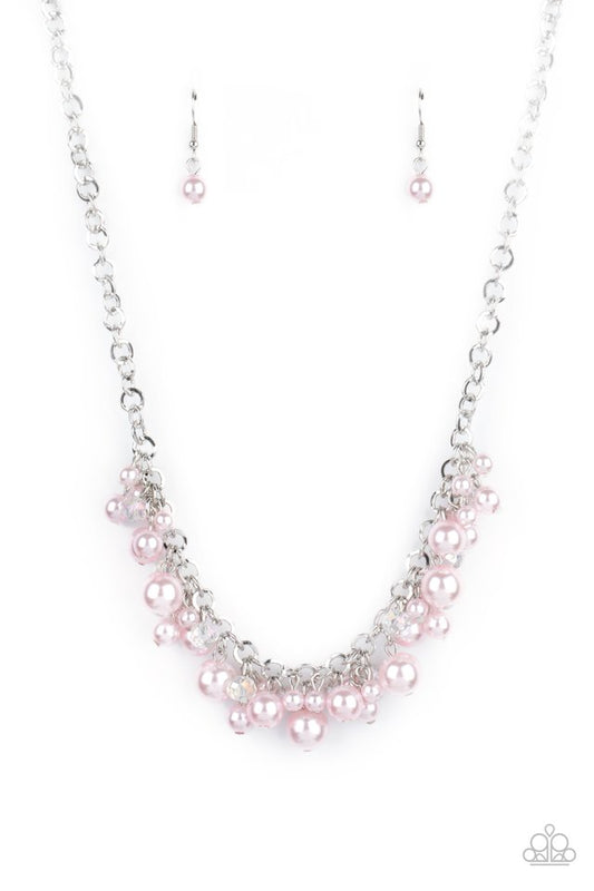Positively PEARL-escent - Pink - Paparazzi Necklace Image