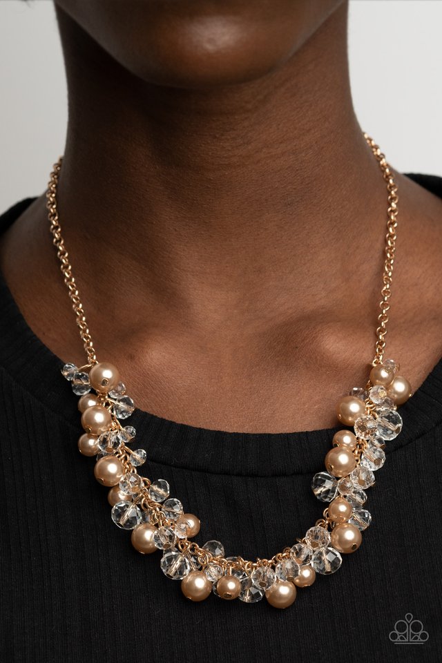 Pardon My FRINGE - Brown - Paparazzi Necklace Image