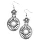 ​Temple of The Sun - White - Paparazzi Earring Image