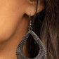 A Hot MESH - Black - Paparazzi Earring Image