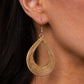 A Hot MESH - Gold - Paparazzi Earring Image