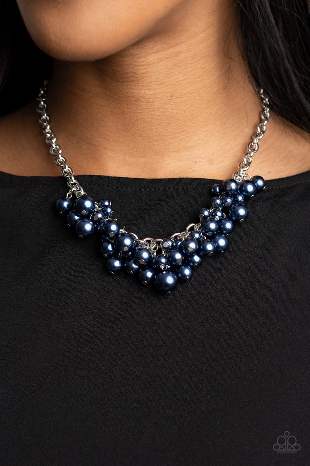 Down For The COUNTESS - Blue - Paparazzi Necklace Image