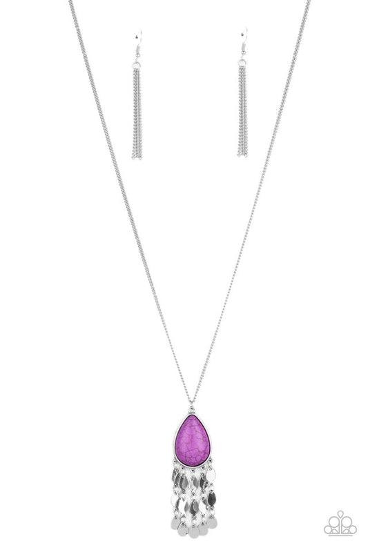Musically Mojave - Purple - Paparazzi Necklace Image