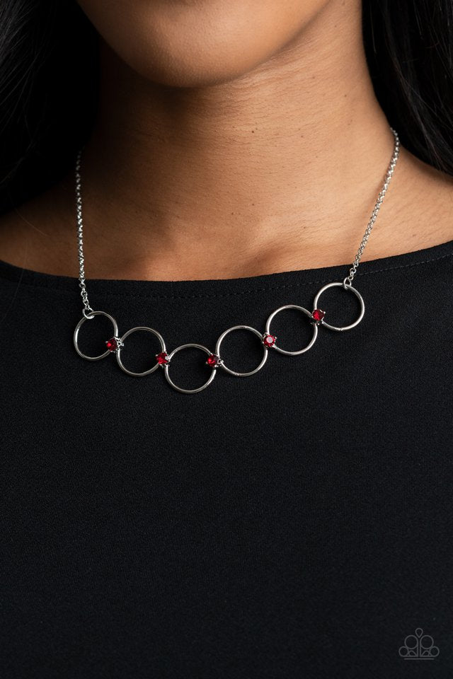 Regal Society - Red - Paparazzi Necklace Image