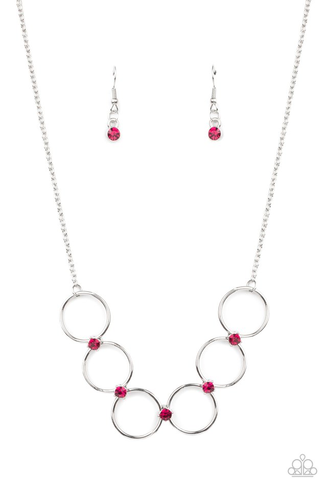 Regal Society - Pink - Paparazzi Necklace Image