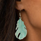 Heads QUILL Roll - Blue - Paparazzi Earring Image