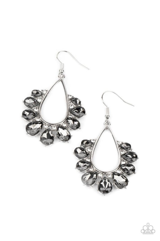 Two Can Play That Game - Silver - Paparazzi Earring Image