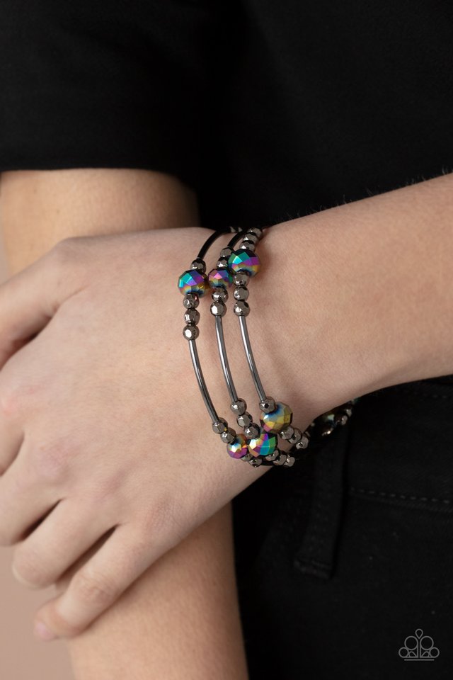 Showy Shimmer - Multi - Paparazzi Bracelet Image