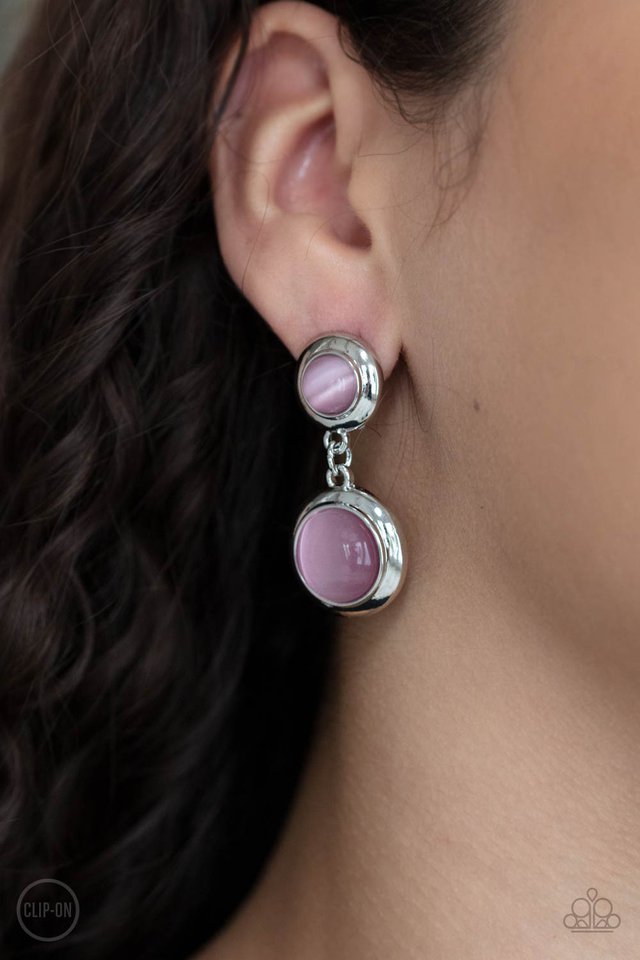 Subtle Smolder - Pink - Paparazzi Earring Image
