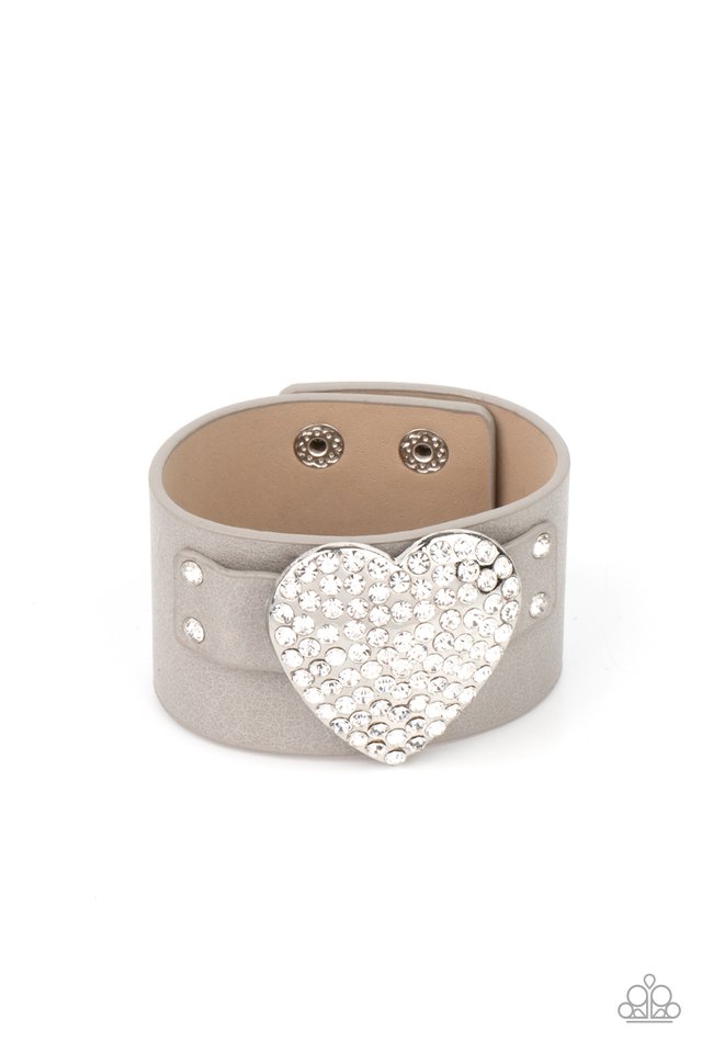 ​Flauntable Flirt - Silver - Paparazzi Bracelet Image