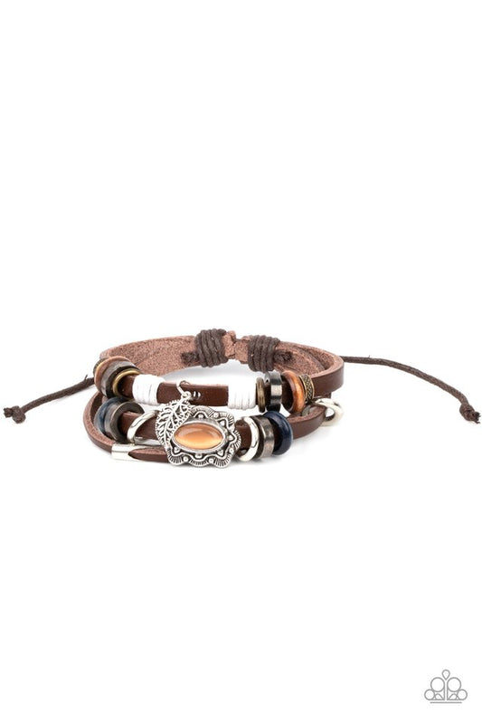 Mystically Mediterranean - Orange - Paparazzi Bracelet Image