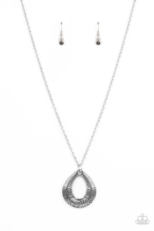Glitz and Grind - Silver - Paparazzi Necklace Image