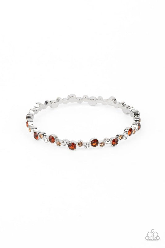 ​Twinkly Trendsetter - Brown - Paparazzi Bracelet Image