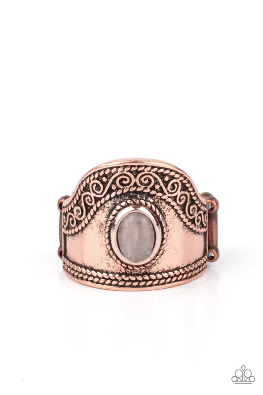 Dreamy Definition - Copper - Paparazzi Ring Image
