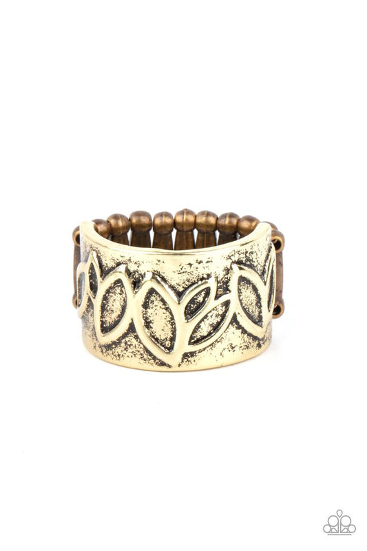 When You LEAF Expect It - Brass - Paparazzi Ring Image