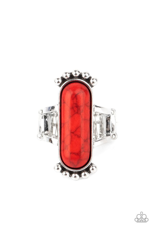 ​​​Ranch Relic - Red - Paparazzi Ring Image