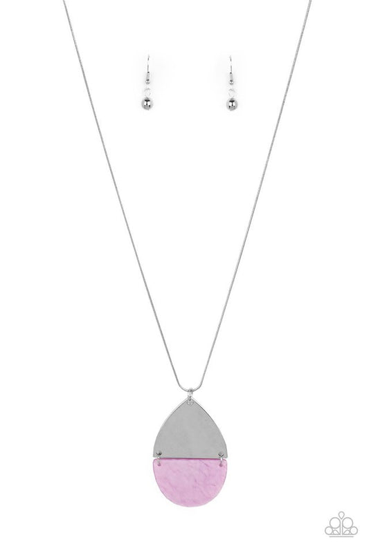 Rainbow Shores - Purple - Paparazzi Necklace Image