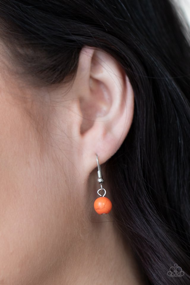 Canyon Cottage - Orange - Paparazzi Necklace Image
