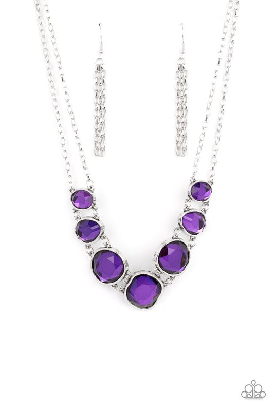 Absolute Admiration - Purple - Paparazzi Necklace Image