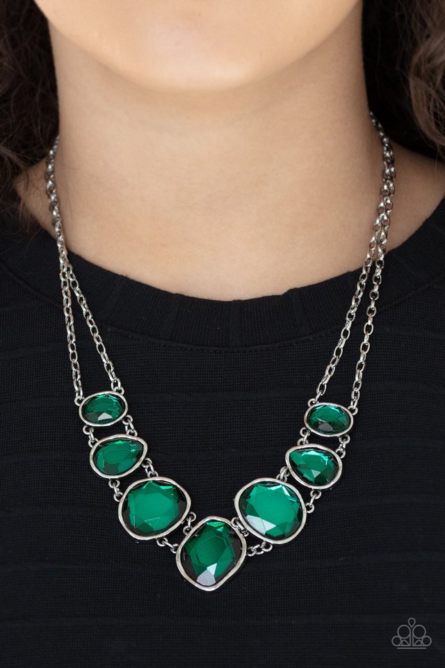Absolute Admiration - Green - Paparazzi Necklace Image