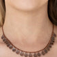 Dainty DISCovery - Copper - Paparazzi Necklace Image