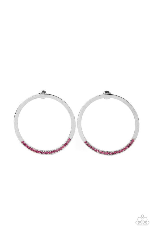 ​Spot On Opulence - Pink - Paparazzi Earring Image