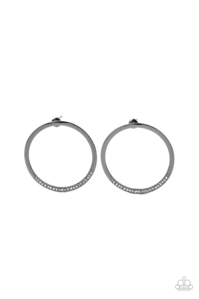 ​Spot On Opulence - Black - Paparazzi Earring Image