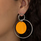​POP, Look, and Listen - Orange - Paparazzi Earring Image