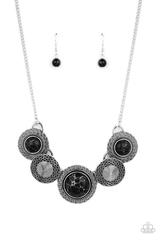 Canyon Cottage - Black - Paparazzi Necklace Image