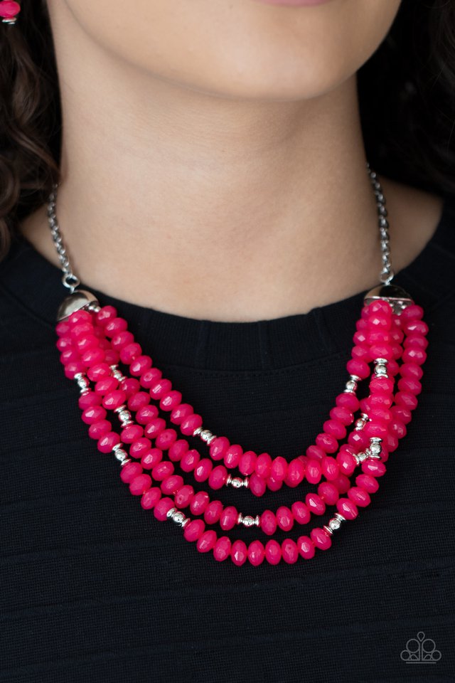 ​Best POSH-ible Taste - Pink - Paparazzi Necklace Image