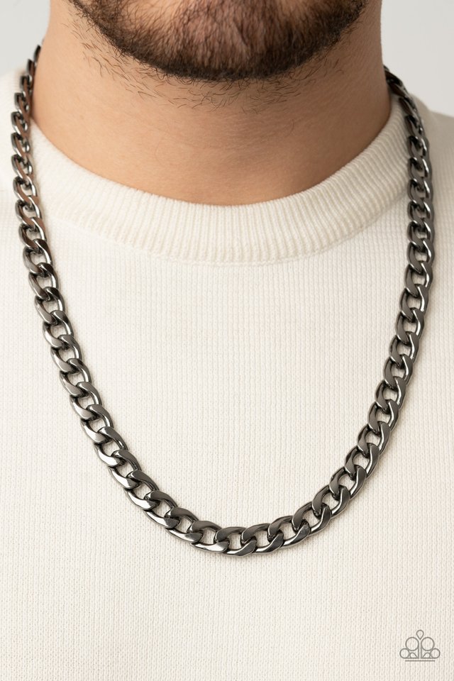 Knockout Champ - Black - Paparazzi Necklace Image