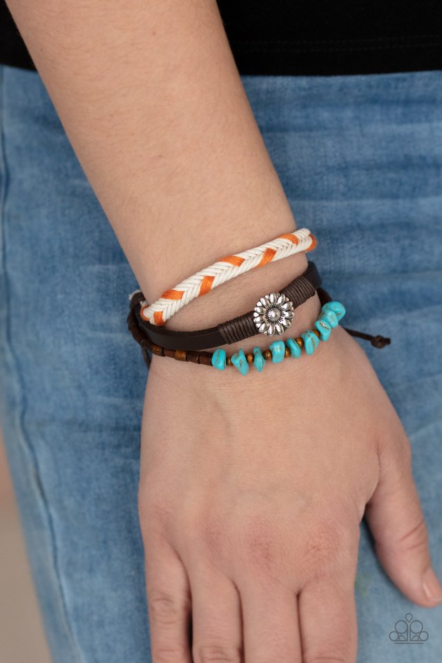Terrain Trend - Orange - Paparazzi Bracelet Image
