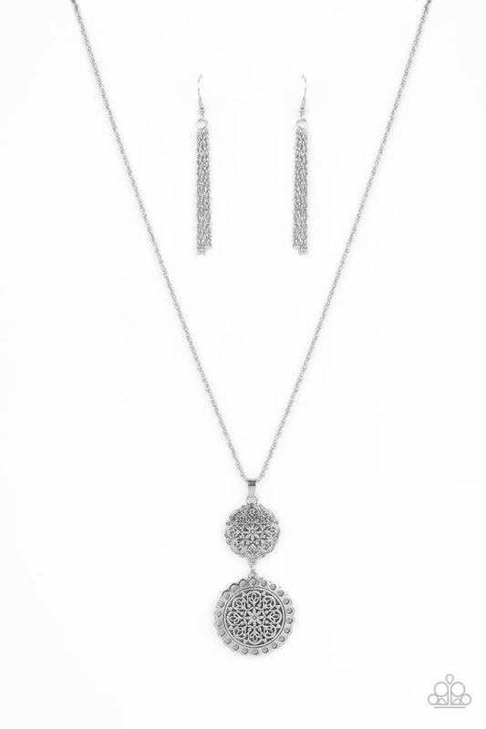 ​Meet Me At The Garden Gate - Silver - Paparazzi Necklace Image