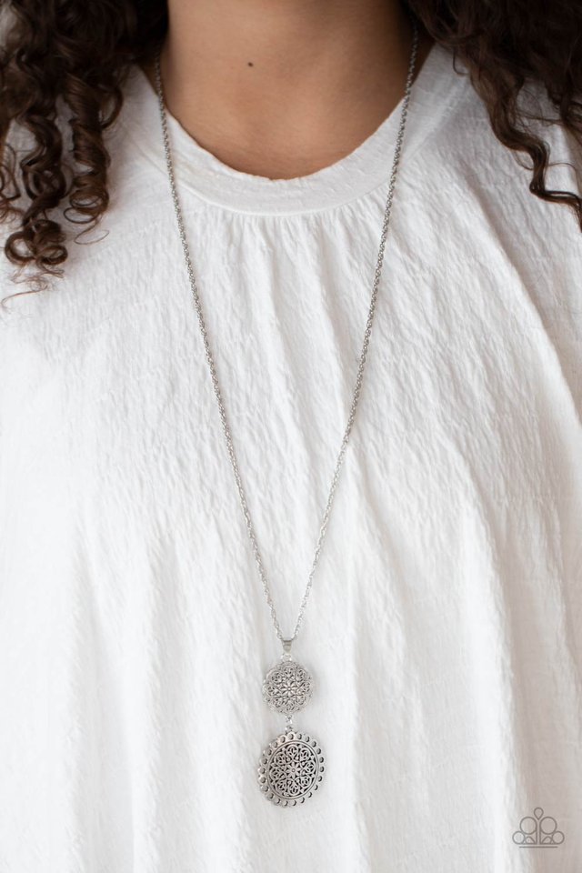 ​Meet Me At The Garden Gate - Silver - Paparazzi Necklace Image