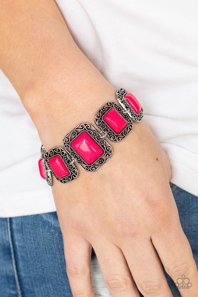 ​Retro Rodeo - Pink - Paparazzi Bracelet Image