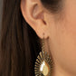 ​Who Is The FIERCEST Of Them All - Brass - Paparazzi Earring Image