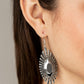 Who Is The FIERCEST Of Them All - Silver - Paparazzi Earring Image