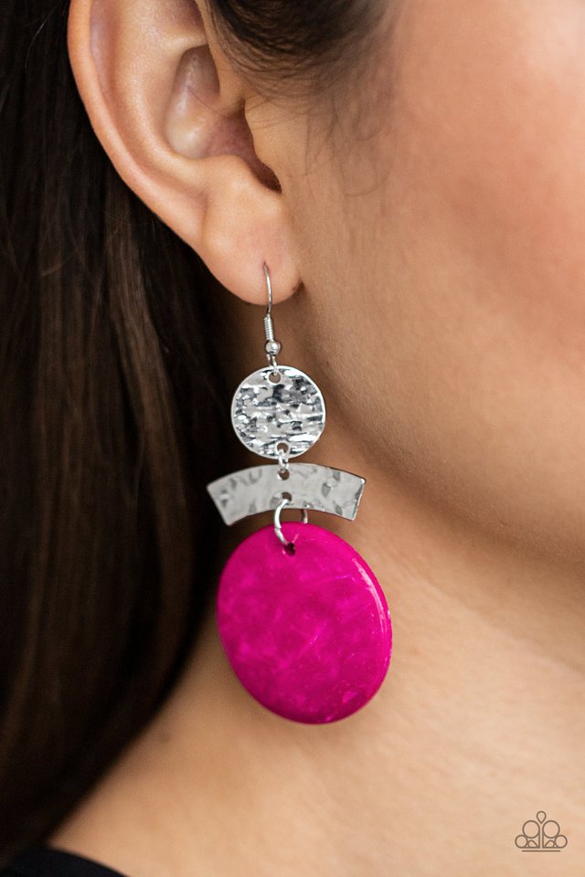 ​Diva Of My Domain - Pink - Paparazzi Earring Image