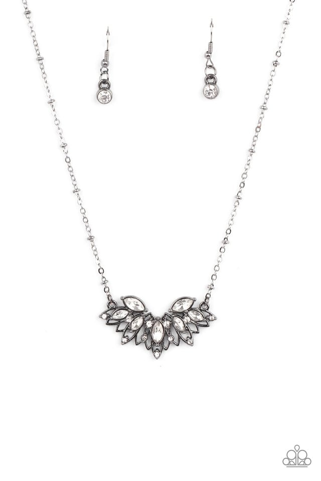 ​Deluxe Diadem - Black - Paparazzi Necklace Image