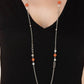 Teasingly Trendy - Orange - Paparazzi Necklace Image