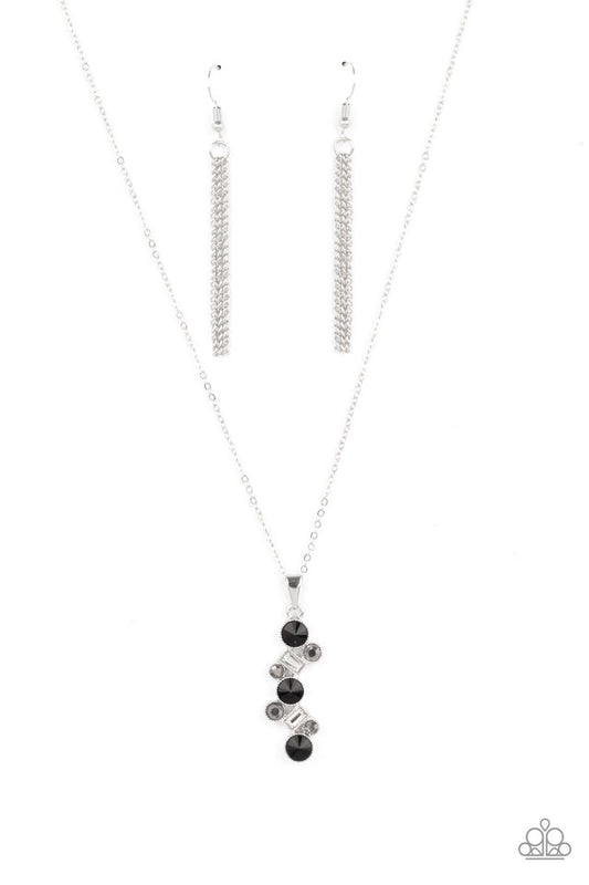 Classically Clustered - Black - Paparazzi Necklace Image
