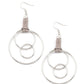 ​Fearless Fusion - Silver - Paparazzi Earring Image