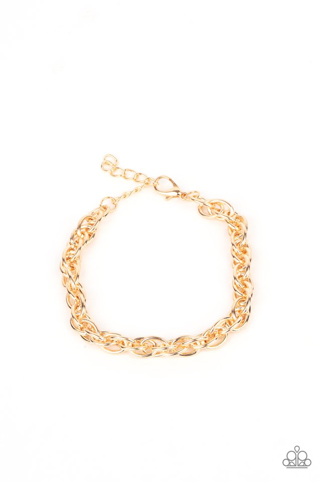 Executive Exclusive - Gold - Paparazzi Bracelet Image
