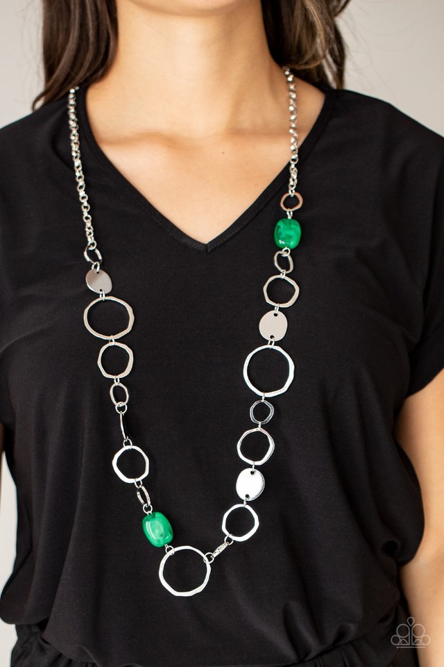 Colorful Combo​ - Green - Paparazzi Necklace Image