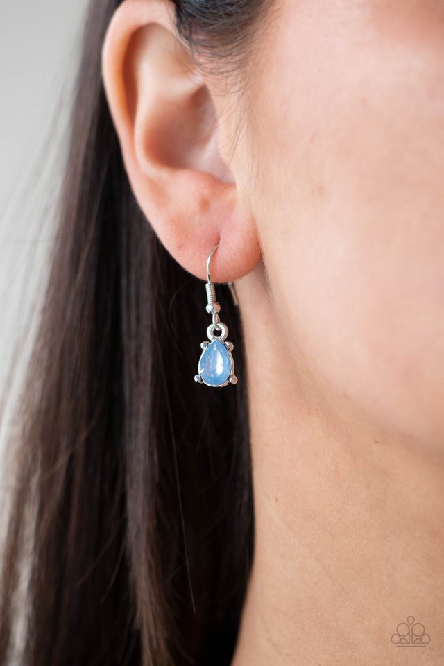 ​Dewy Drizzle - Blue - Paparazzi Necklace Image