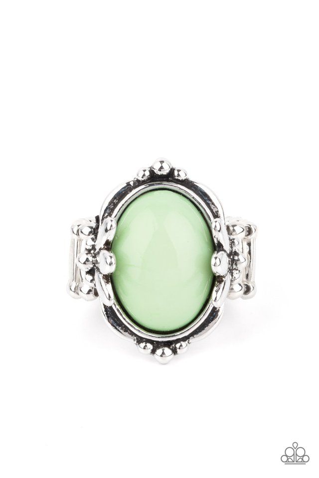 Springtime Splendor - Green - Paparazzi Ring Image